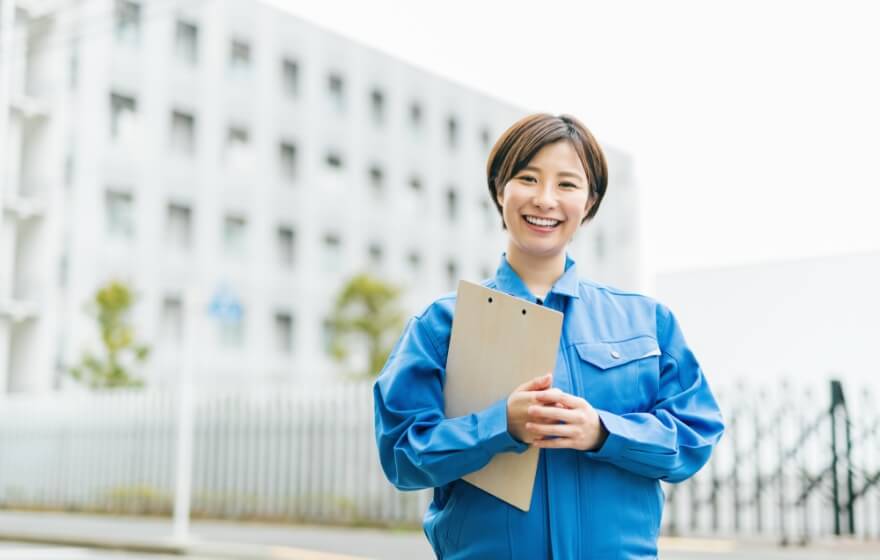 女性の方も安心